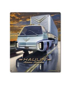 Haulin' Truck 16 x 19 Custom Shape