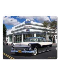 Beverly Hills Ford Metal Sign 15in X 12in