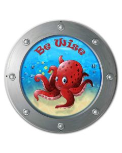 Be Wise Octopus 24 x 24 Custom Shape