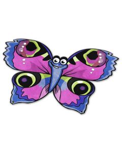 Blue Pink Butterfly 19 x 13 Custom Shape