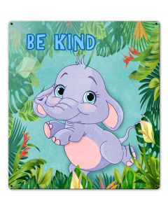 Be Kind Elephant 18 x 20 Custom Shape