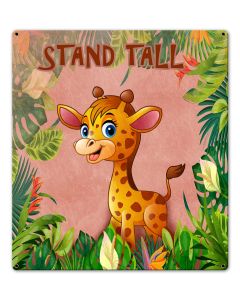Stand Tall Giraffe 18 x 20 Custom Shape
