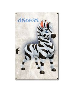 Discover Zebra 13 x 20 Custom Shape