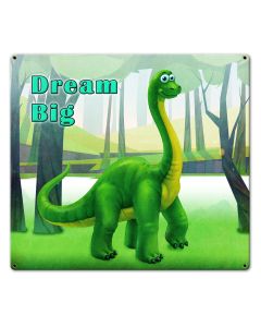 Dream Big Dinosaur 20 x 18 Custom Shape
