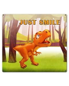 Just Smile Dinosaur 20 x 18 Custom Shape