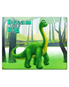 Dream Big Dinosaur 30 x 24 Custom Shape