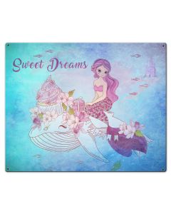 Sweet Dreams Mermaid 30 x 24 Custom Shape