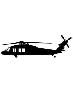 H 60 Helicopter Vintage Sign