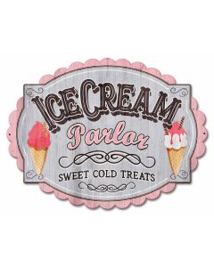 Ice Cream Parlor Vintage Sign