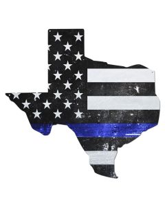 Texas Thin Blue Line American Flag