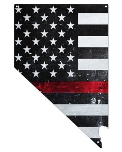 Nevada Thin Red Line American Flag