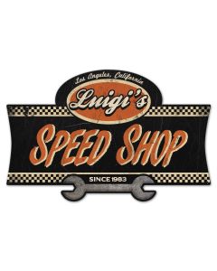 Speed Shop  46 x 30 Custom Shape - Personalized