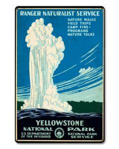 Ranger Naturalist Service Vintage Sign