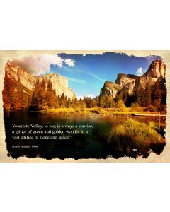 Yosemite Valley To Me Vintage Sign