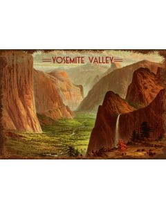 Yosemite Old Painting Vintage Sign