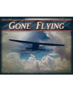 Gone Flying Vintage Sign