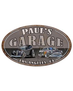 Garage Single Sided Metal Sign 24in X 14in