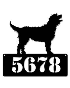 Labradoodle Address Sign  - Personalized