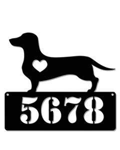 Dachshund Lover Address Sign  - Personalized