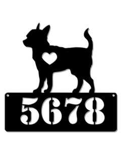 Chihuahua Lover Address Sign  - Personalized