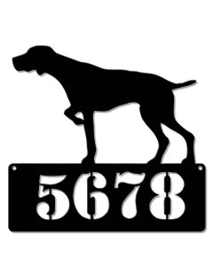 German Shorthair Pointer Address  Sign - Personalized