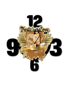 Pirates Cove Layered Clock