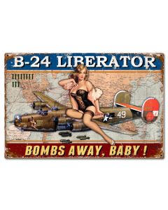 B-24 Liberator Vintage Sign