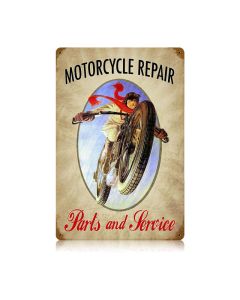 Motorcycle Repair Vintage Sign