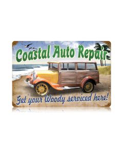 Coastal Auto Vintage Sign