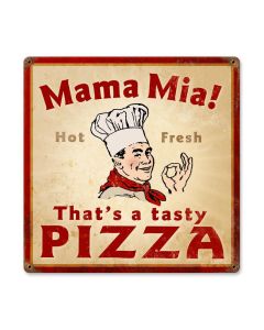 Mama Mia Pizza Vintage Sign
