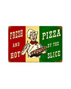 Fresh Hot Pizza Vintage Sign