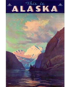 This Is Alaska Vintage Metal Sign