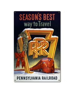 Seasons Best Way To Travel Metal Sign 16in X 24in