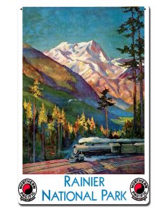 RANIER NATIONAL PARK Metal Sign 16in X 24in