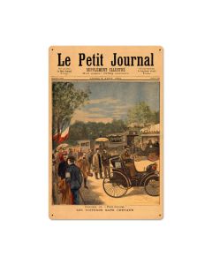La Petite Journal, Automotive, Metal Sign, 24 X 16 Inches