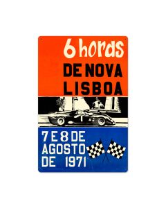 Lisboa, Automotive, Metal Sign, 16 X 24 Inches