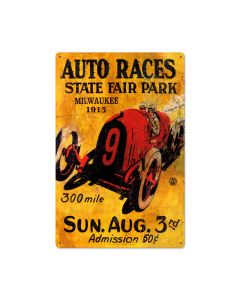 Milwaukee 1913, Automotive, Metal Sign, 16 X 24 Inches