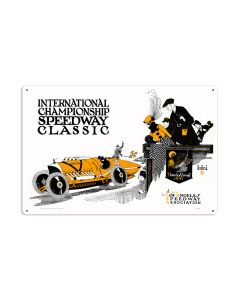 International Classic, Automotive, Metal Sign, 24 X 16 Inches