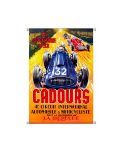 Cadours Circut, Automotive, Giclee Printed Canvas, 25 X 38 Inches
