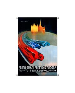 Europe Grand Prix, Automotive, Giclee Printed Canvas, 25 X 38 Inches