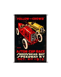 Follow The Crowd, Automotive, Giclee Printed Canvas, 25 X 36 Inches