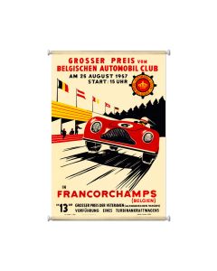 Francorchamps, Automotive, Giclee Printed Canvas, 25 X 36 Inches