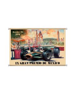 Mexico 1970, Automotive, Giclee Printed Canvas, 25 X 36 Inches