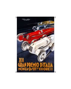 Gran Premio Italia, Automotive, Giclee Printed Canvas, 25 X 36 Inches