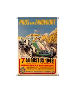 Prus Van Zandvoort, Automotive, Giclee Printed Canvas, 25 X 36 Inches