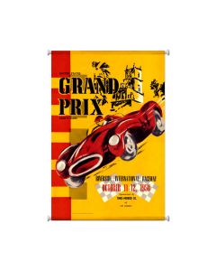 Riverside Grand Prix, Automotive, Giclee Printed Canvas, 25 X 36 Inches