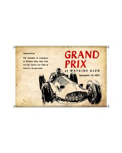 Watkins Grand Prix, Automotive, Giclee Printed Canvas, 25 X 36 Inches