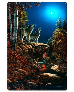 Wolf Duet, Featured Artists/Jim Hansel Art, Satin, 24 X 36 Inches