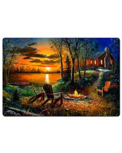Fireside, Featured Artists/Jim Hansel Art, Satin, 36 X 24 Inches
