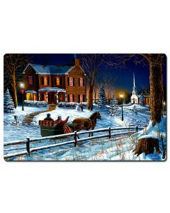 Home For Holidays, Featured Artists/Jim Hansel Art, Satin, 24 X 16 Inches